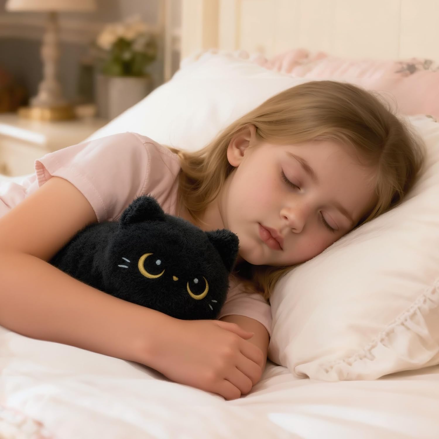 Thumbnail 1 de Mewaii peluche Chat Noir kawaii oreiller doux 20 cm – compagnon câlin pour enfants et adultes