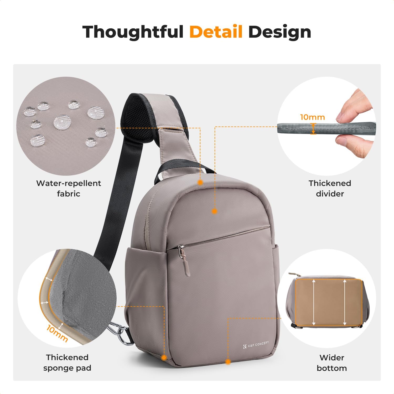 Thumbnail 3 de K&F CONCEPT Kameratasche Sling mit 18 cm
