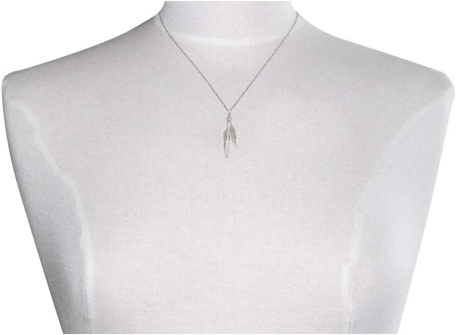 Thumbnail 1 de LES POULETTES BIJOUX Collana in argento 925 Due Piume