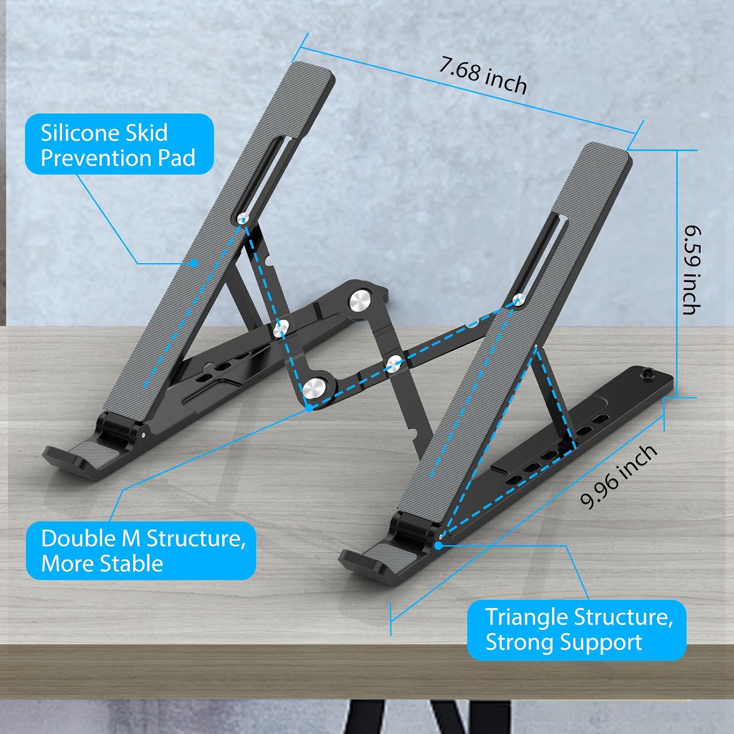 Thumbnail 3 de Nayka Adjustable Laptop Stand for 10–15.6" laptops