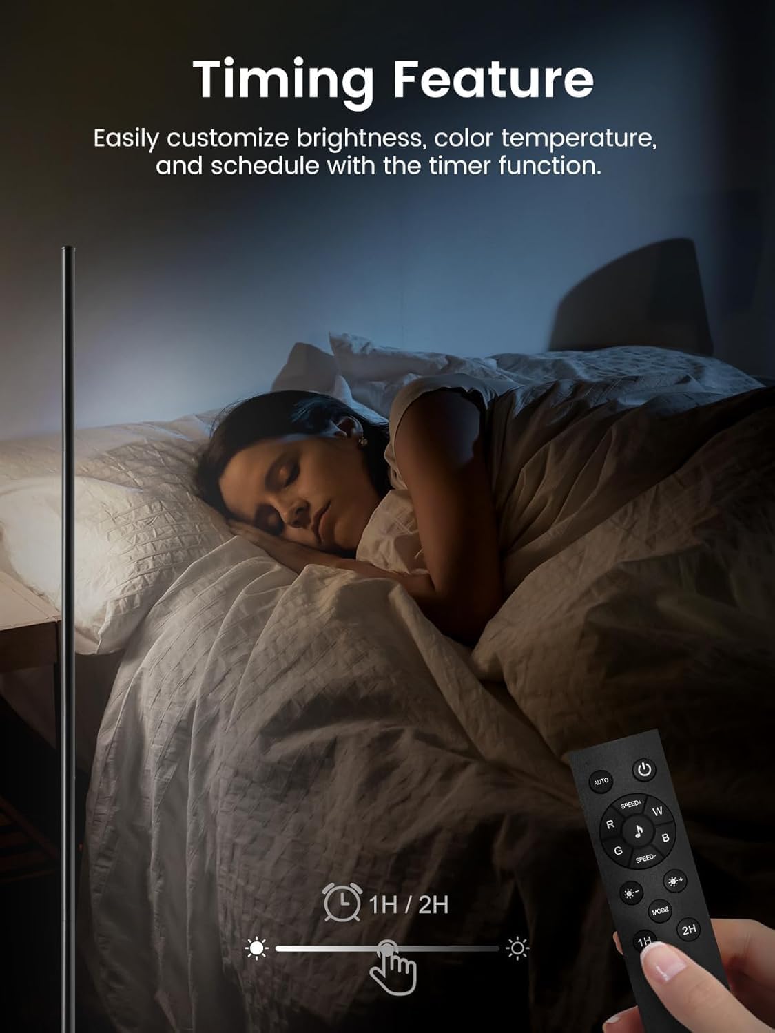 Thumbnail 6 de shirylzee RGBICW LED Floor Lamp: Smart Corner Lamp with 16 Million Colours