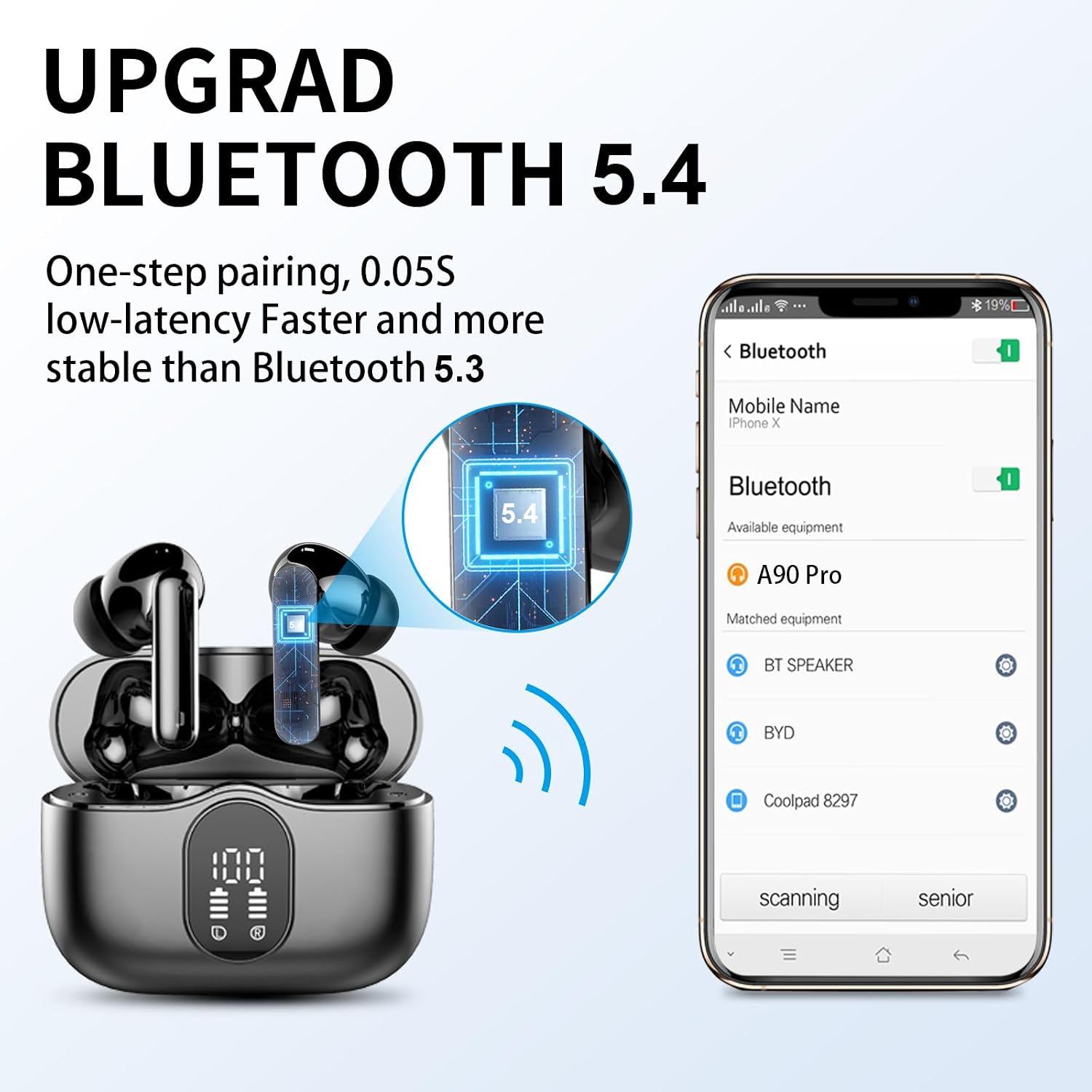 Thumbnail 4 de Wireless Earbuds A90
