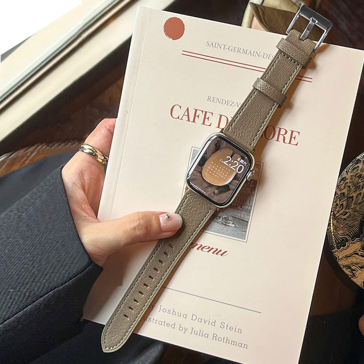 Thumbnail 4 de MUENShop Sheep Leather Strap 44mm