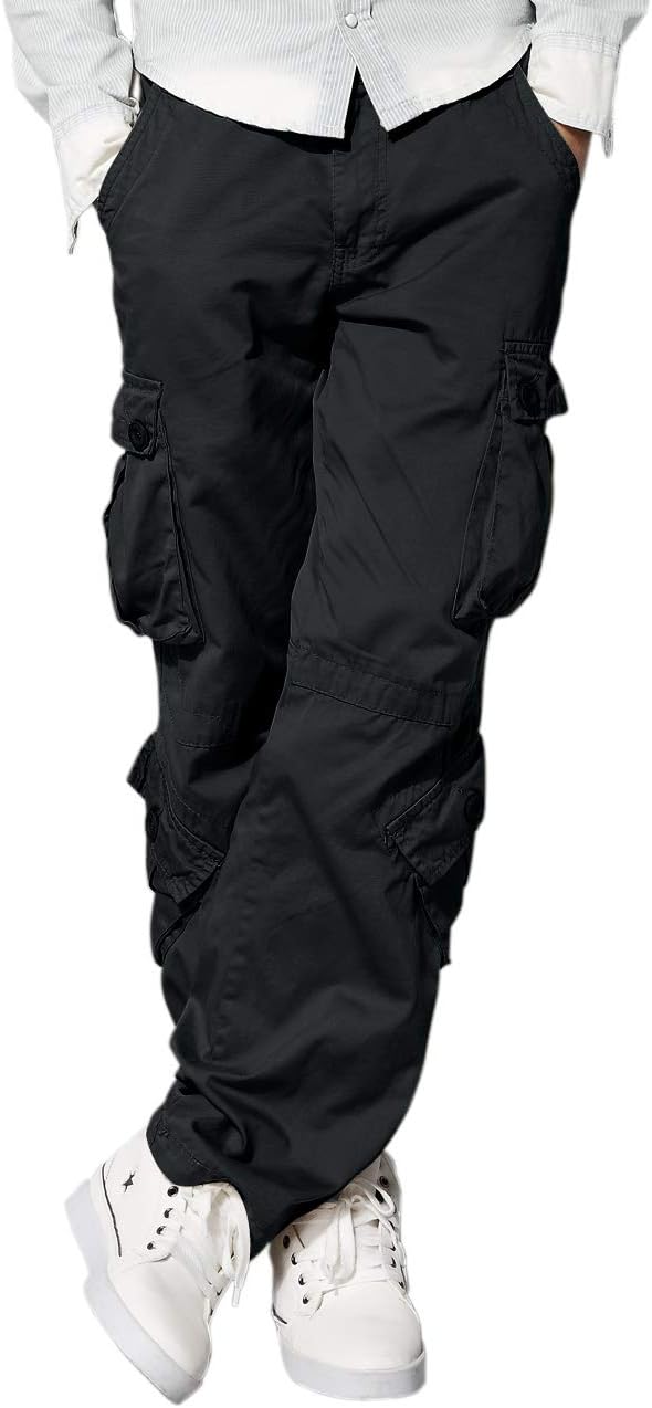 Detalle de Match Men's Cargo Pants 100% Cotton