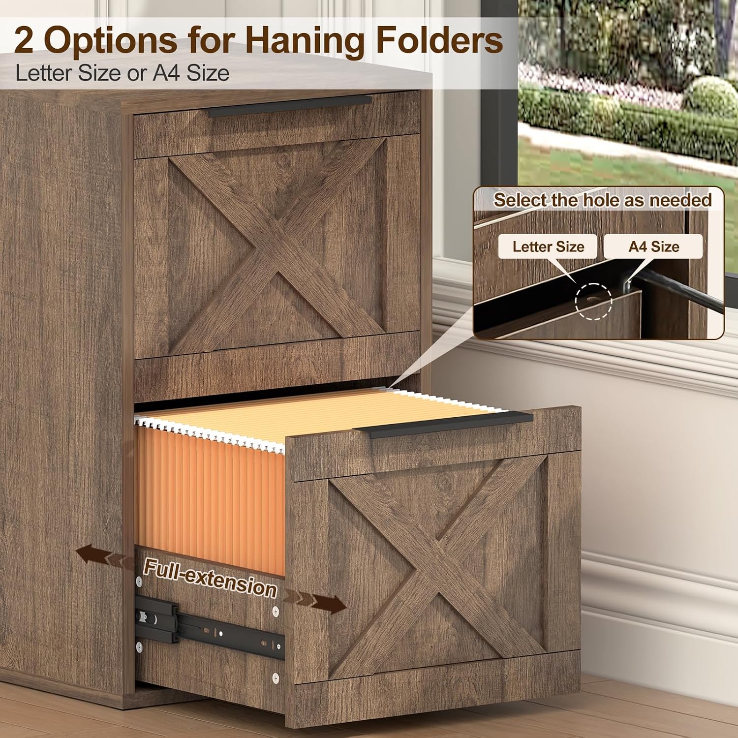 Thumbnail 3 de FATIGOS 2-Drawer Filing Cabinet