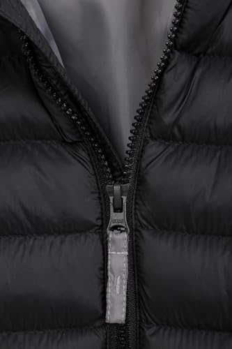 Thumbnail 7 de Mountain Warehouse Seasons Kids Padded Puffer Jacket Black 9-10y