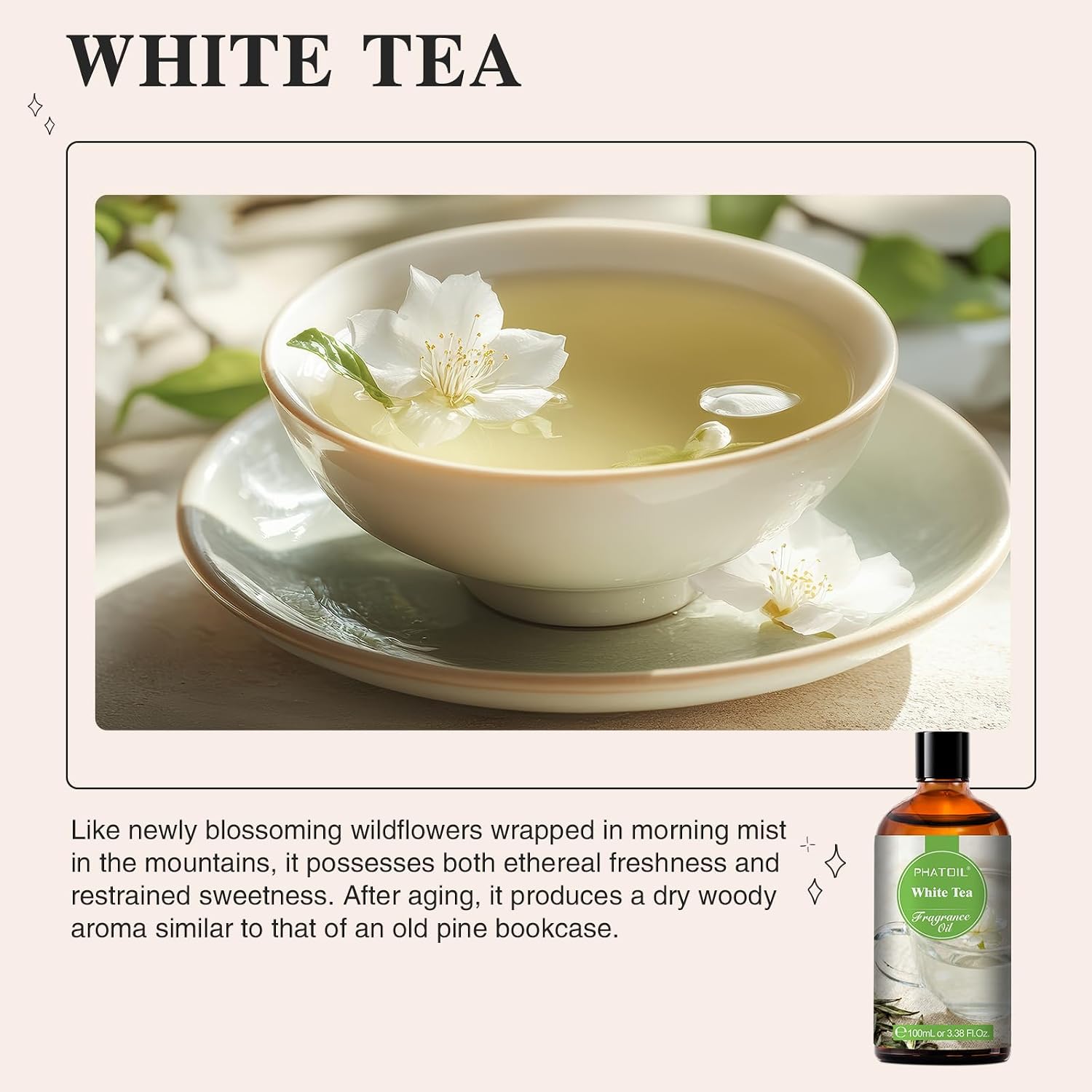 Thumbnail 2 de PHATOIL White Tea Fragrance Oils for Aromatherapy and DIY Projects