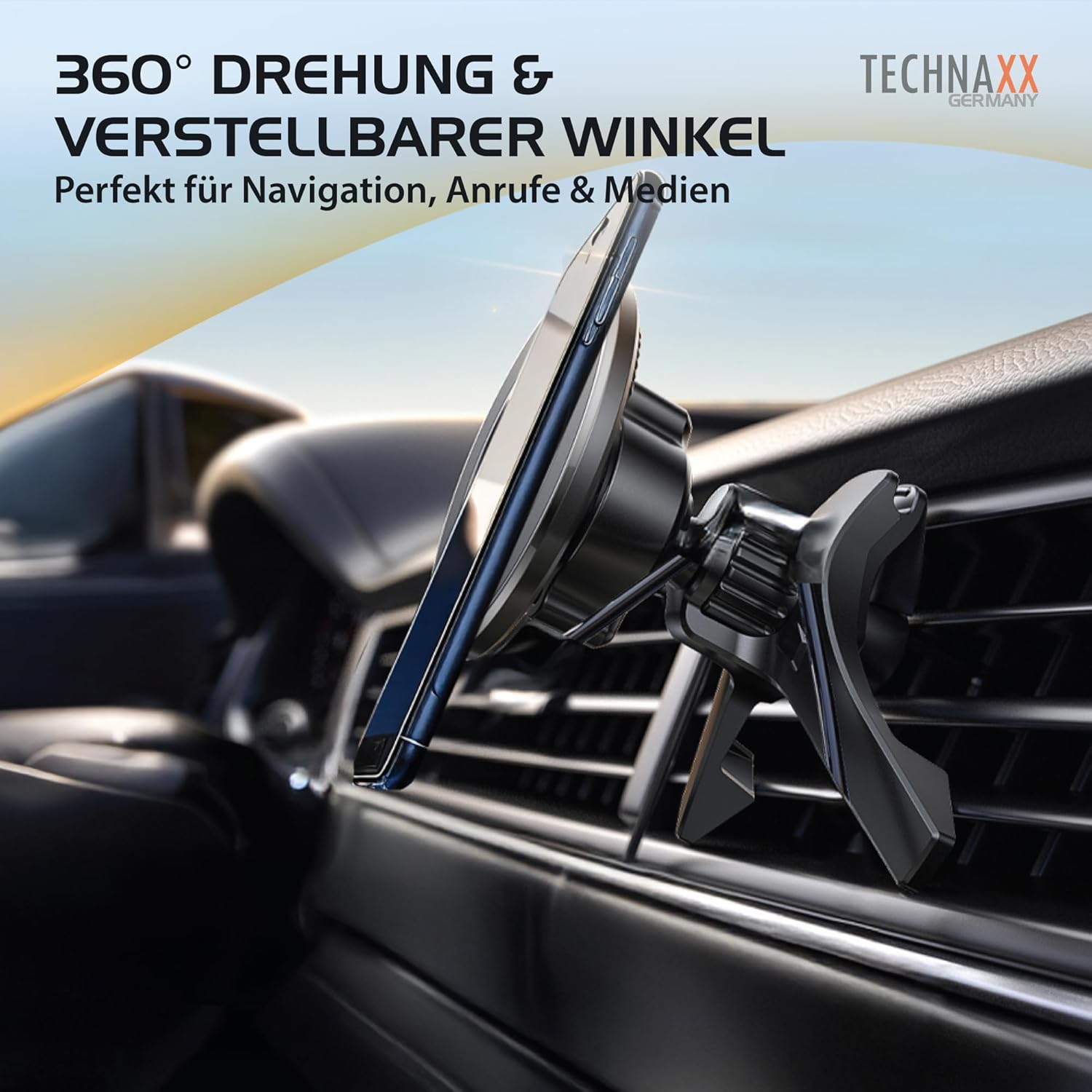Thumbnail 4 de Technaxx TX-304 magnetische Autohalterung 360°