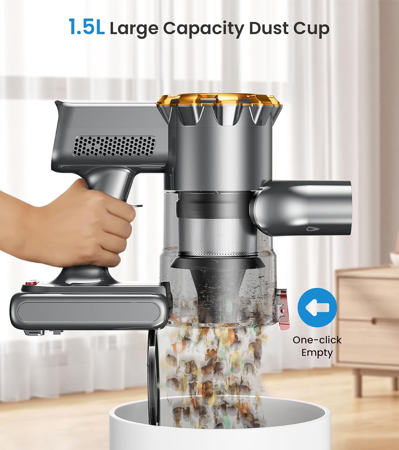 Thumbnail 5 de Upgraded 580W 48KPA Cordless Vacuum Cleaner 🧹