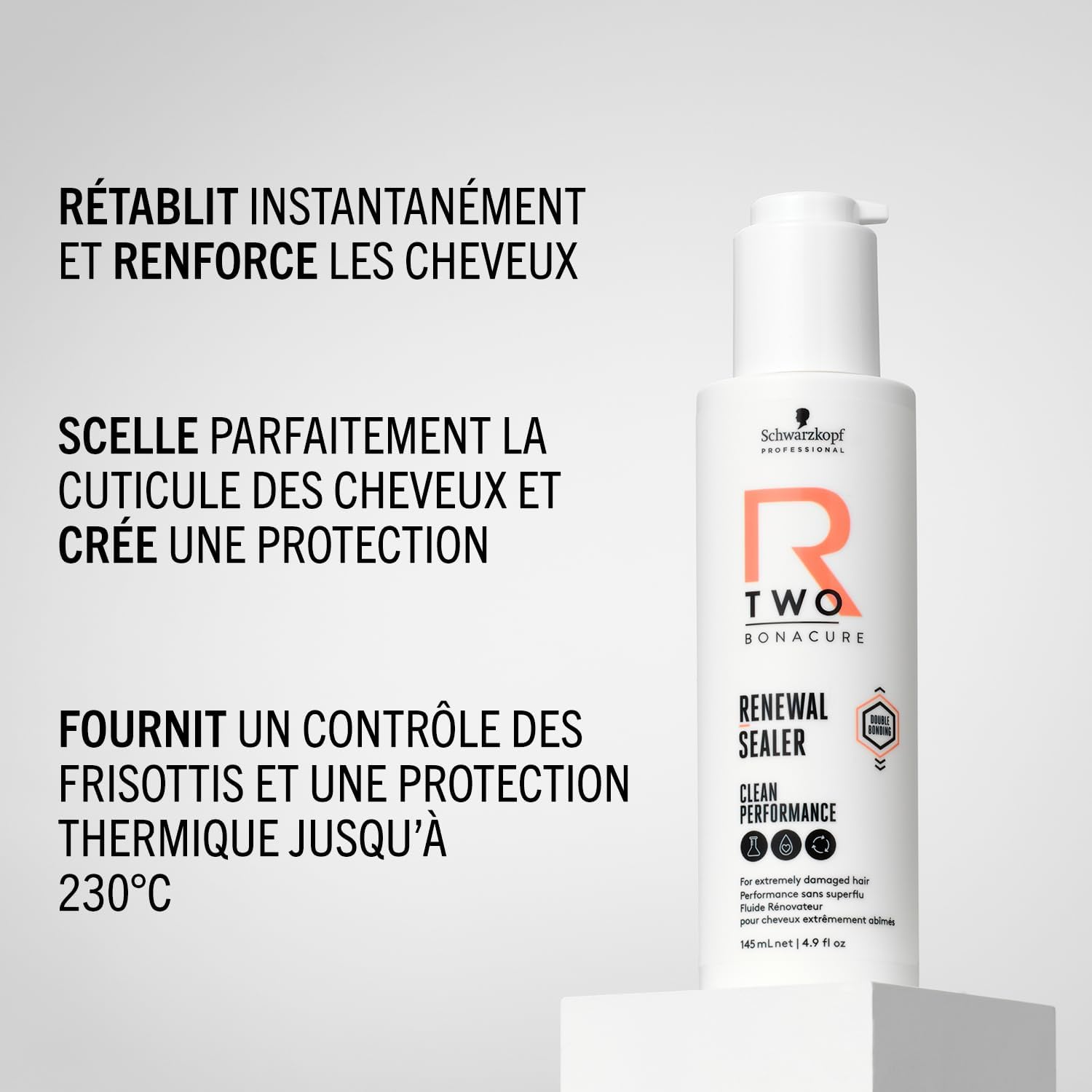 Thumbnail 3 de Schwarzkopf Professional Bonacure R-TWO Renewal Sealer — masque capillaire sans rinçage Double Bonding pour cheveux très abîmés (145 ml)