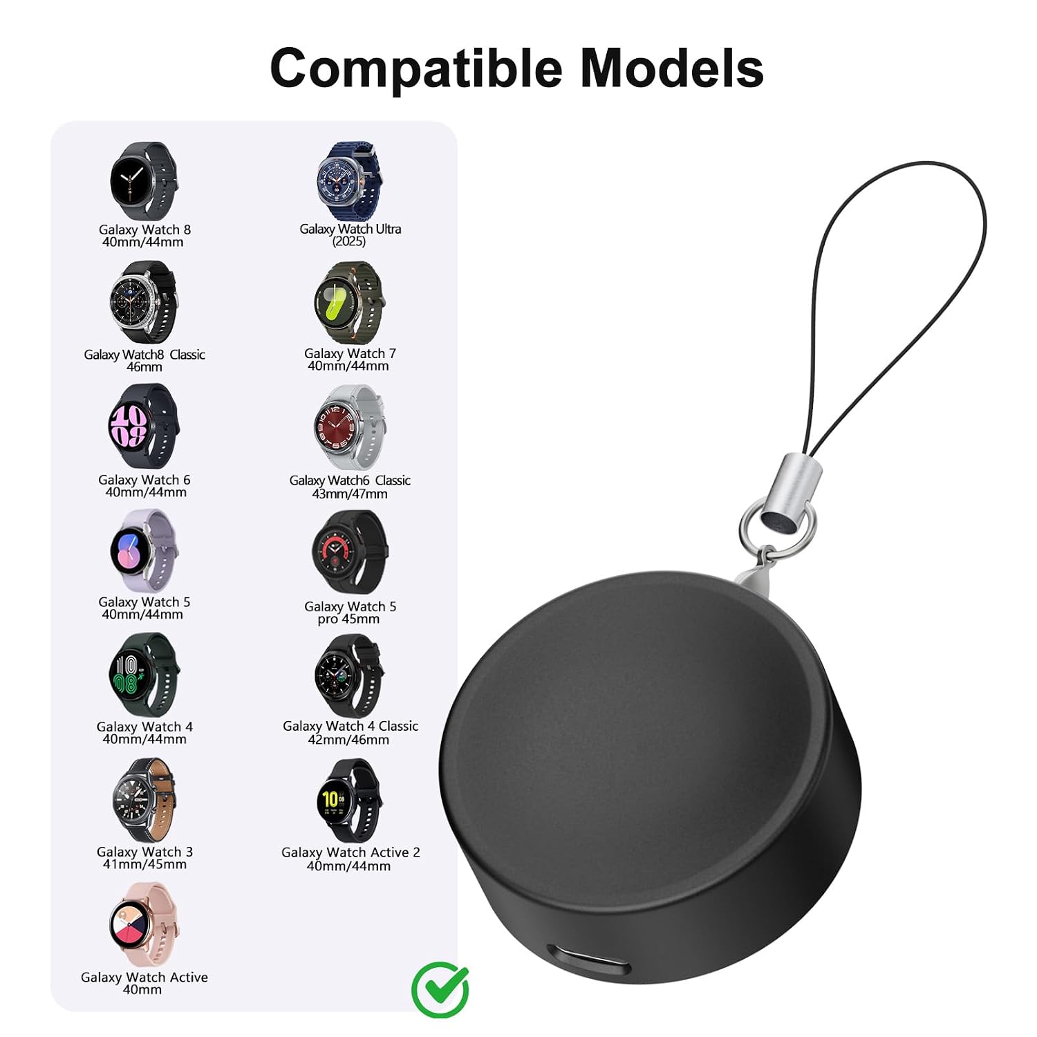 Detalle 2 de AWINNER Portable Charger for Galaxy Watch USB-C