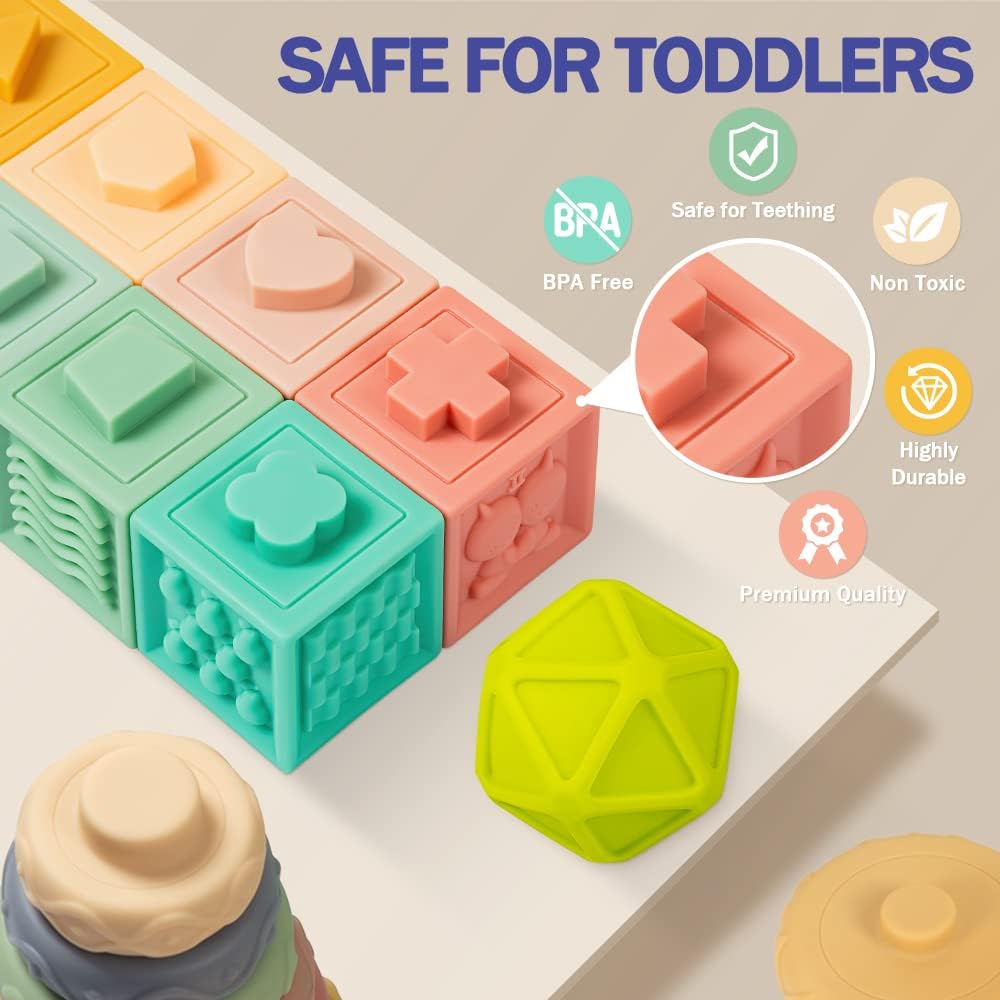 Detalle de Jyusmile Baby Toys 6-12 months Montessori