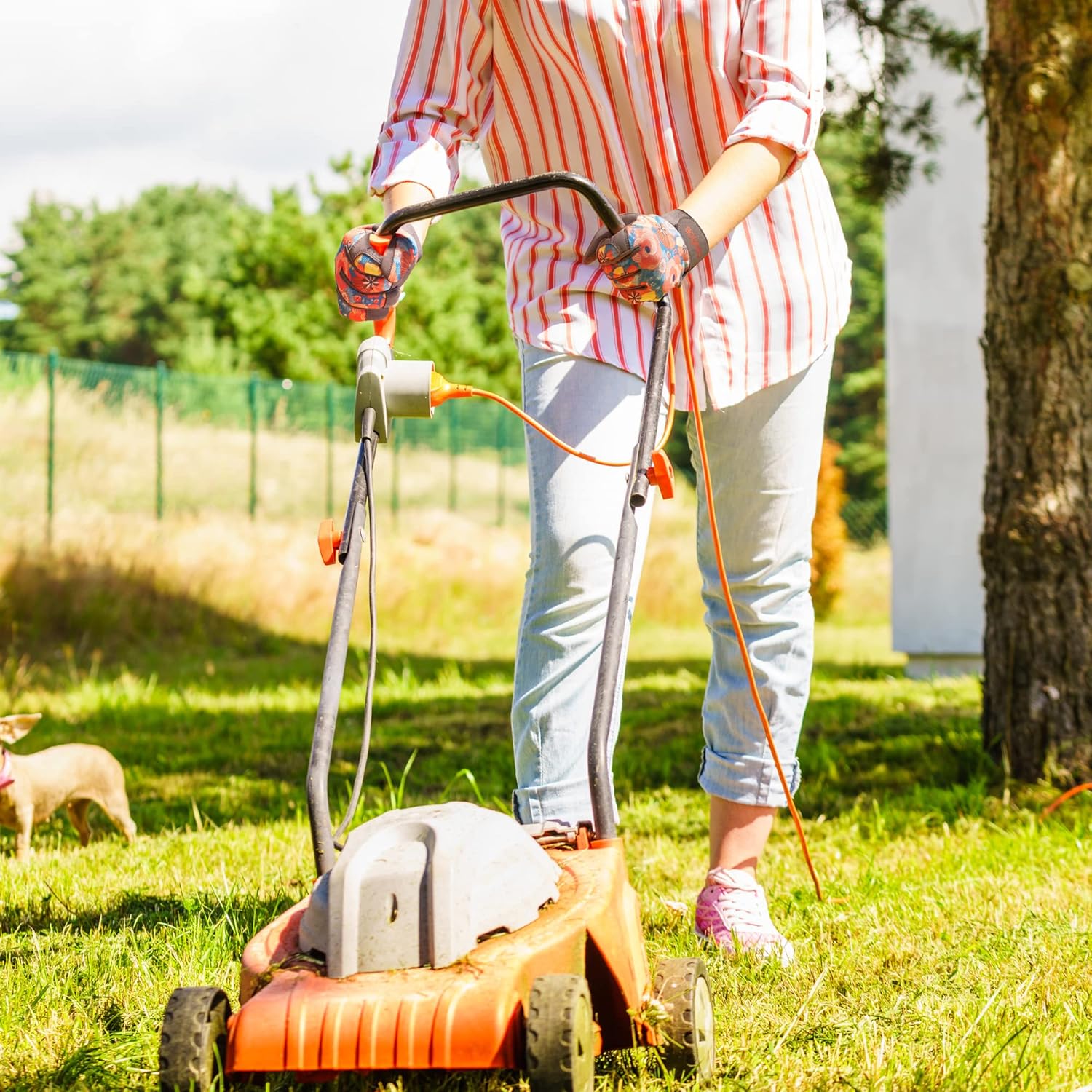 Detalle 2 de COOLJOB Gartenhandschuhe für Damen – durchstichsichere Rosenhandschuhe mit Klettverschluss (XS–S, 1 Paar)