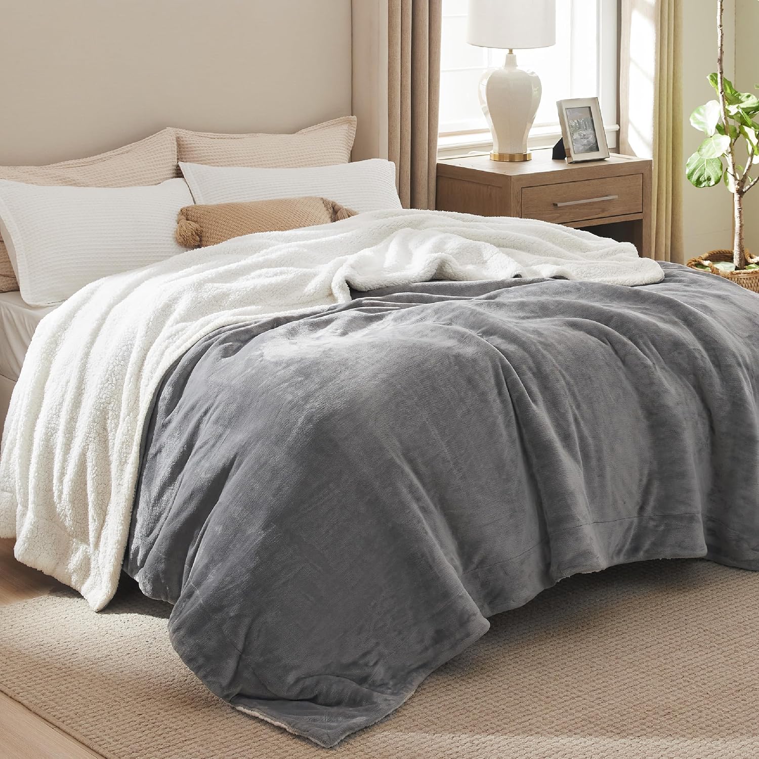 Thumbnail 4 de BEDSURE Kuscheldecke 220x240 cm 🛋