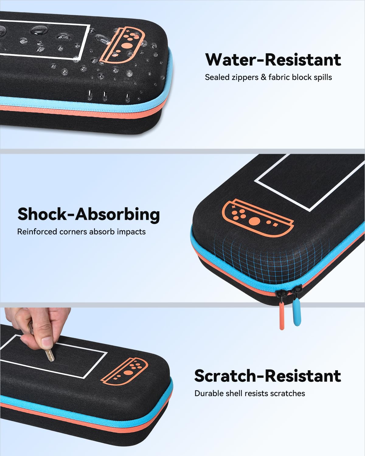 Thumbnail 5 de MONGERY Nintendo Switch 2 Carrying Case with 10 Game Card Slots