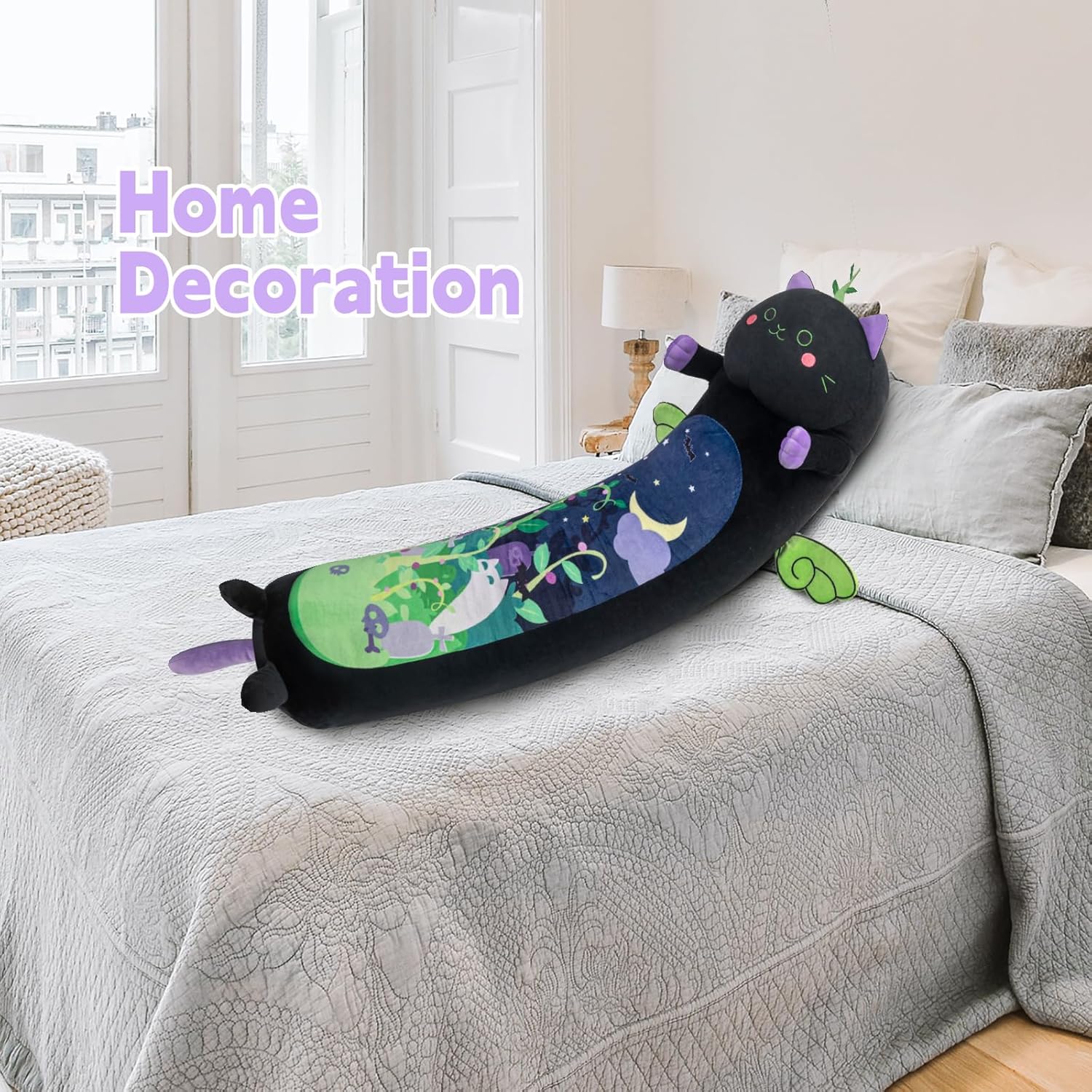 Thumbnail 3 de Mewaii Long Cat Plush 5 Sizes 53”