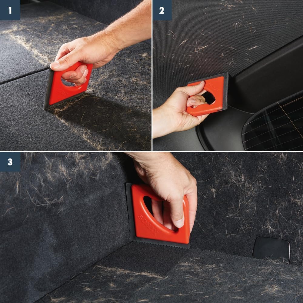 Detalle 2 de SONAX Spazzola ergonomica per la rimozione dei peli di animali (1 pezzo) – Art. 04978000