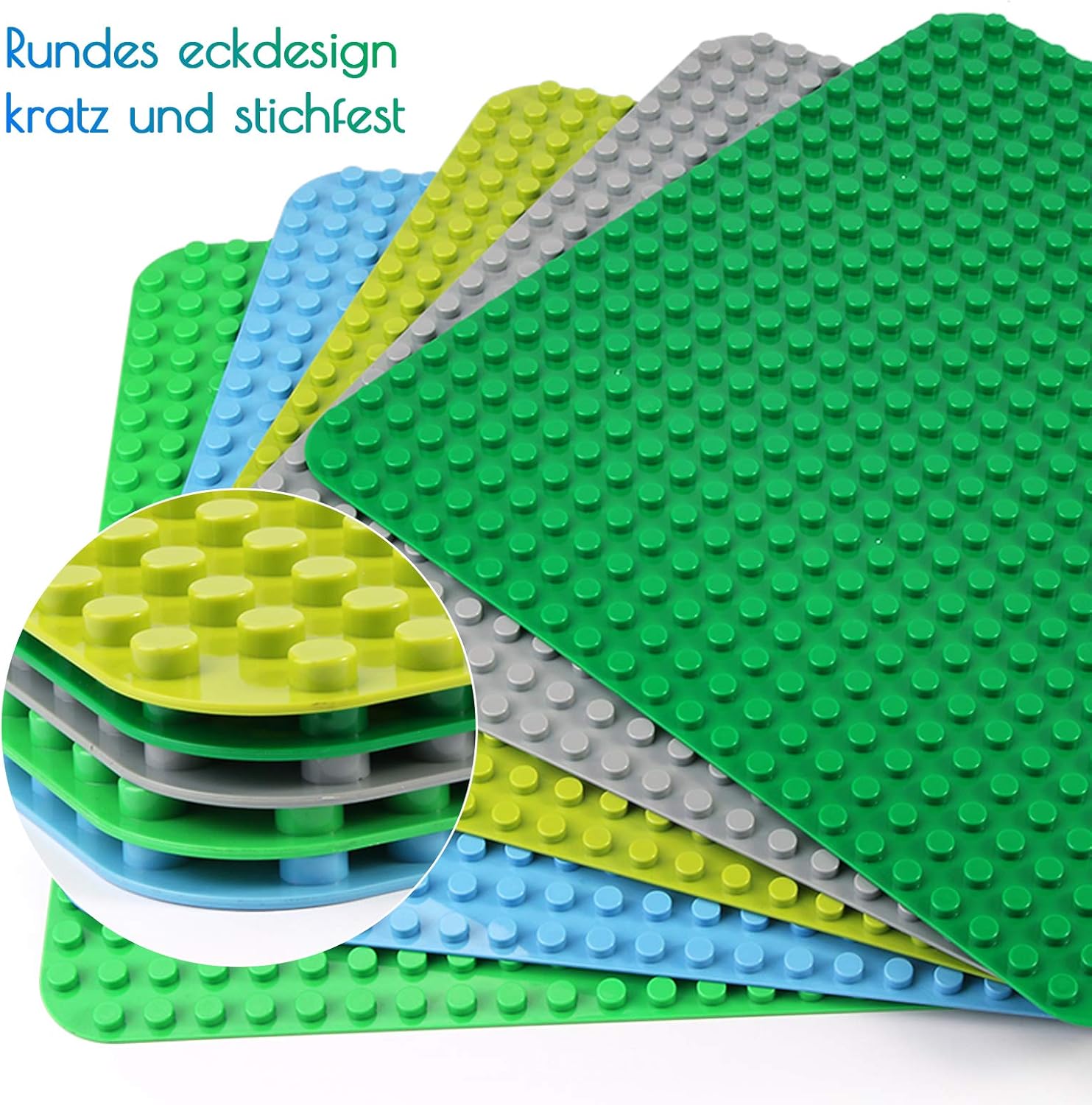 Thumbnail 3 de Celawork Große Bauplatte – 38 × 38 cm, kompatibel mit Duplo und vielen Markenbausteinen
