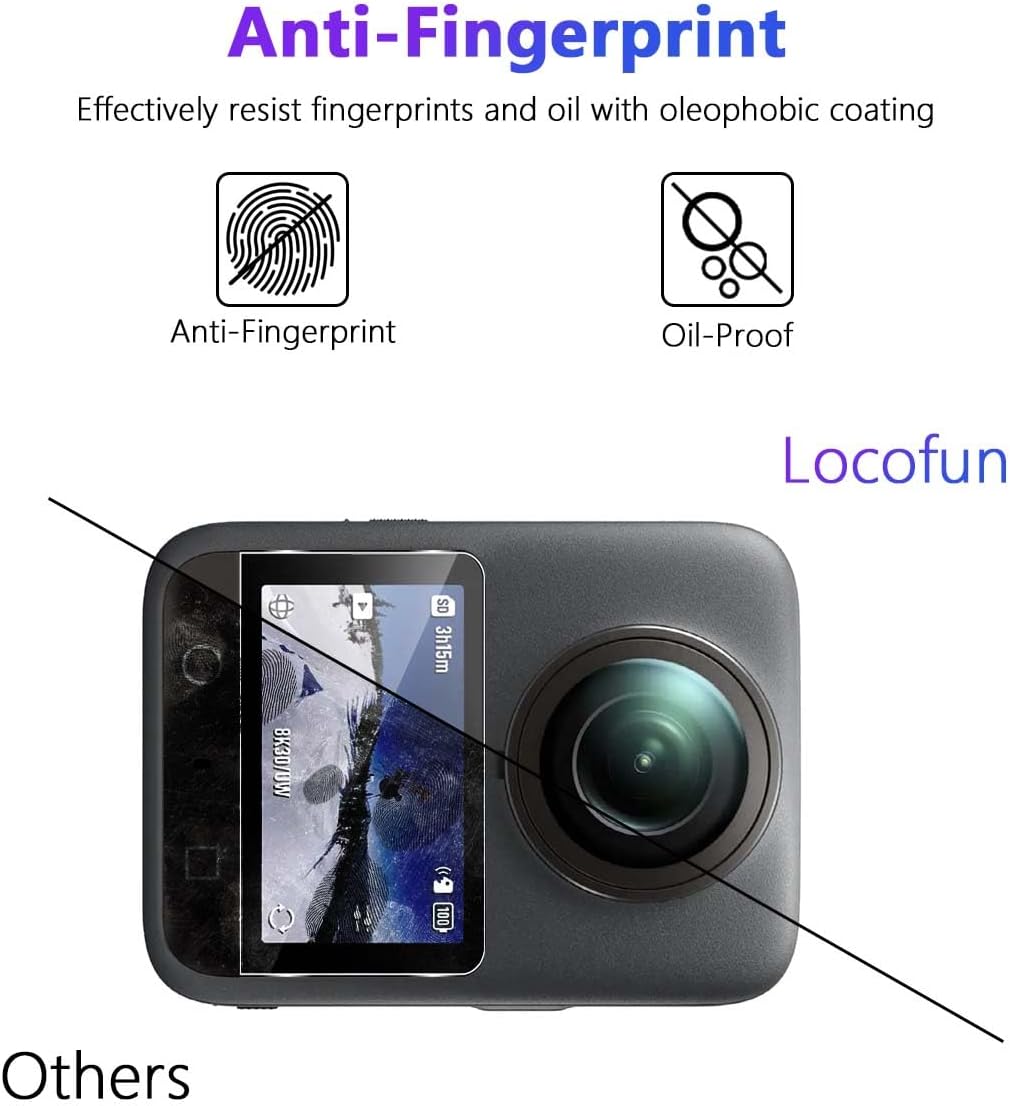 Thumbnail 3 de Locofun Schutzfolie für DJI Osmo 360 (Panzerglas) – 9H Display-Schutzglas, 3 Stück
