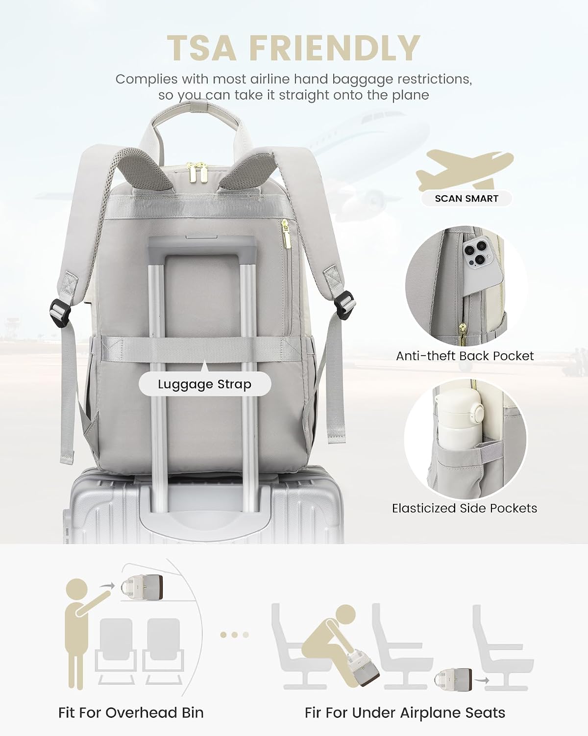 Thumbnail 6 de LOVEVOOK 17.3 inch laptop backpack