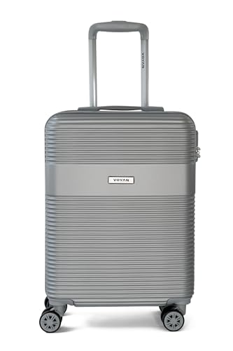 Detalle de VOYAN Maleta Cabina 55x40x20 Bio: Trolley Rígido ABS Lightweight con Ruedas 360°