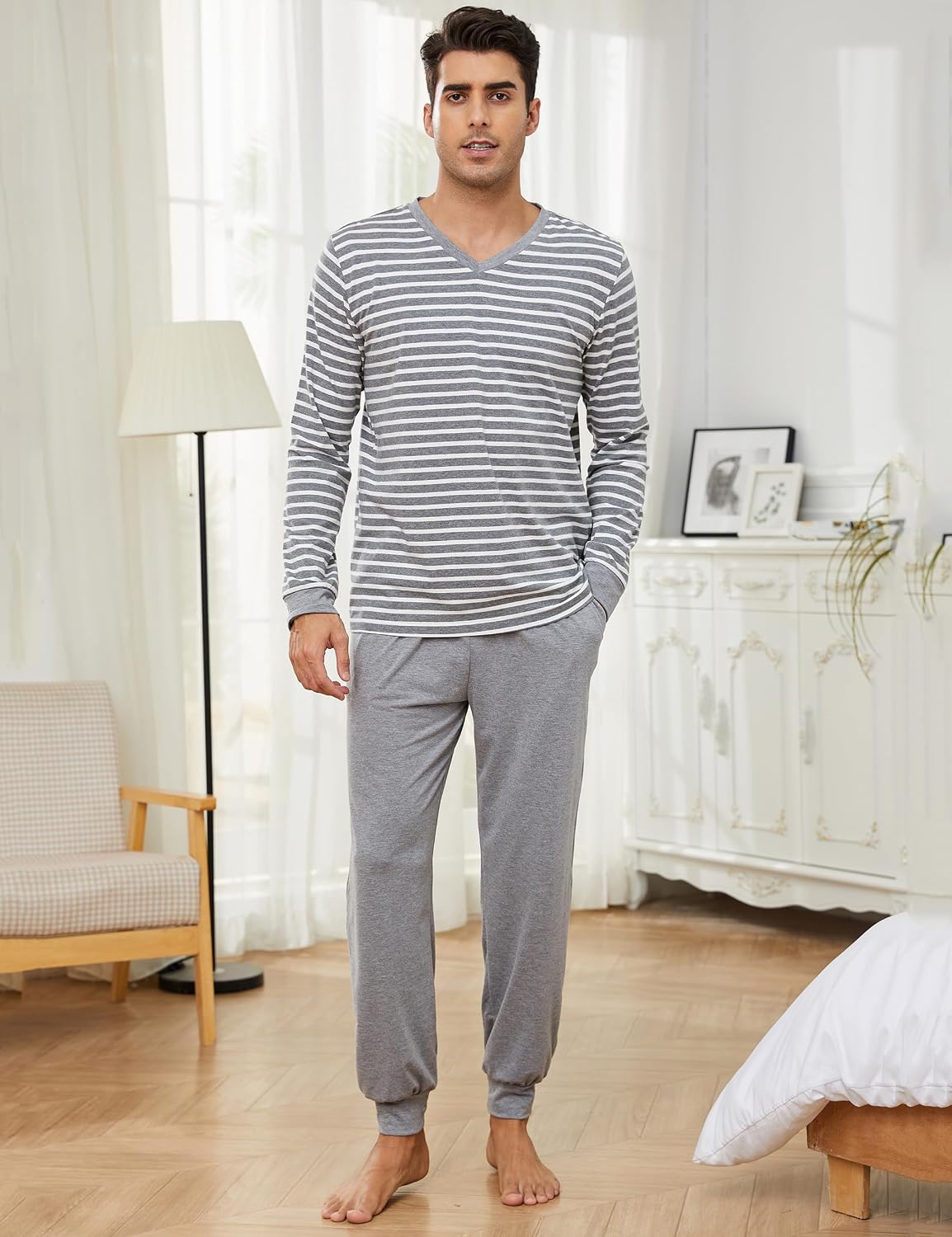 Thumbnail 1 de Bresdk Pyjama Homme Coton hiver