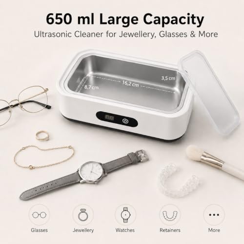 Detalle de QUELIEN appareil de nettoyage à ultrasons 650 ml