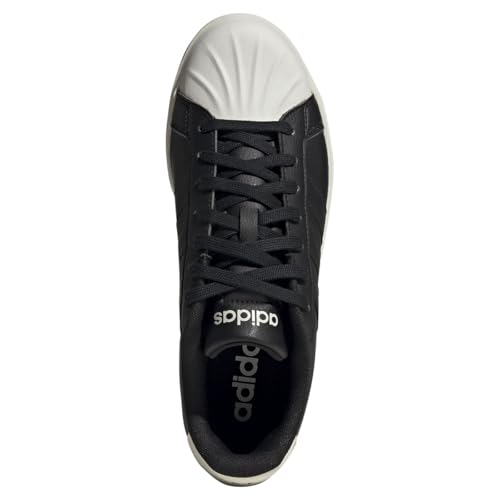 Detalle de Adidas Uomo Streettalk Shoes - Core Black/Core Black/Off White, 40 EU
