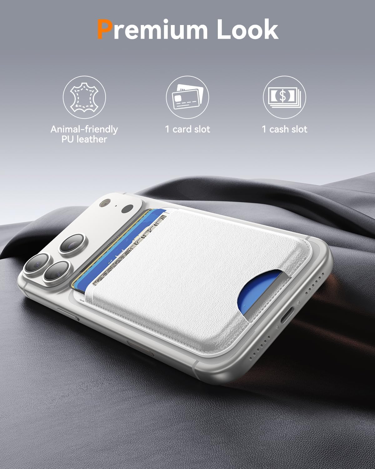 Detalle 1 de MagSafe Wallet 0.25 inch slim 5 card