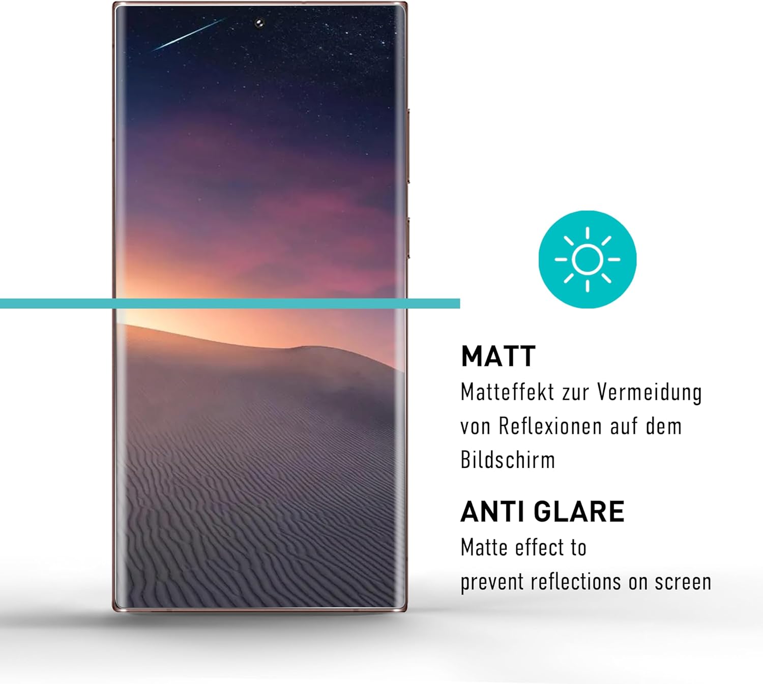 Thumbnail 2 de SmarTect TPU Screen Protector for Samsung Galaxy S23 Ultra, Matte, 2 Pack