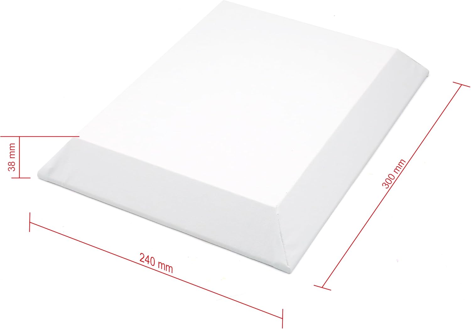 Detalle de EXERZ 24x30cm Bevelled Edge Pre-Stretched Canvas (4 Pack) — A Ready-to-Hang Artist Canvas
