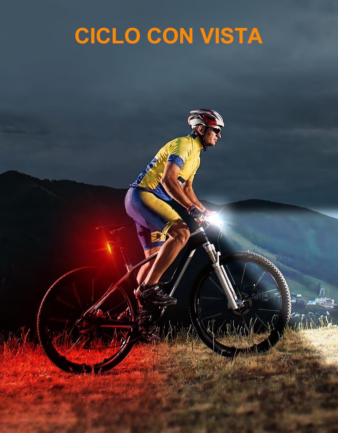 Thumbnail 4 de Mohard 1200mAh Luci Bicicletta LED 800 Lumen