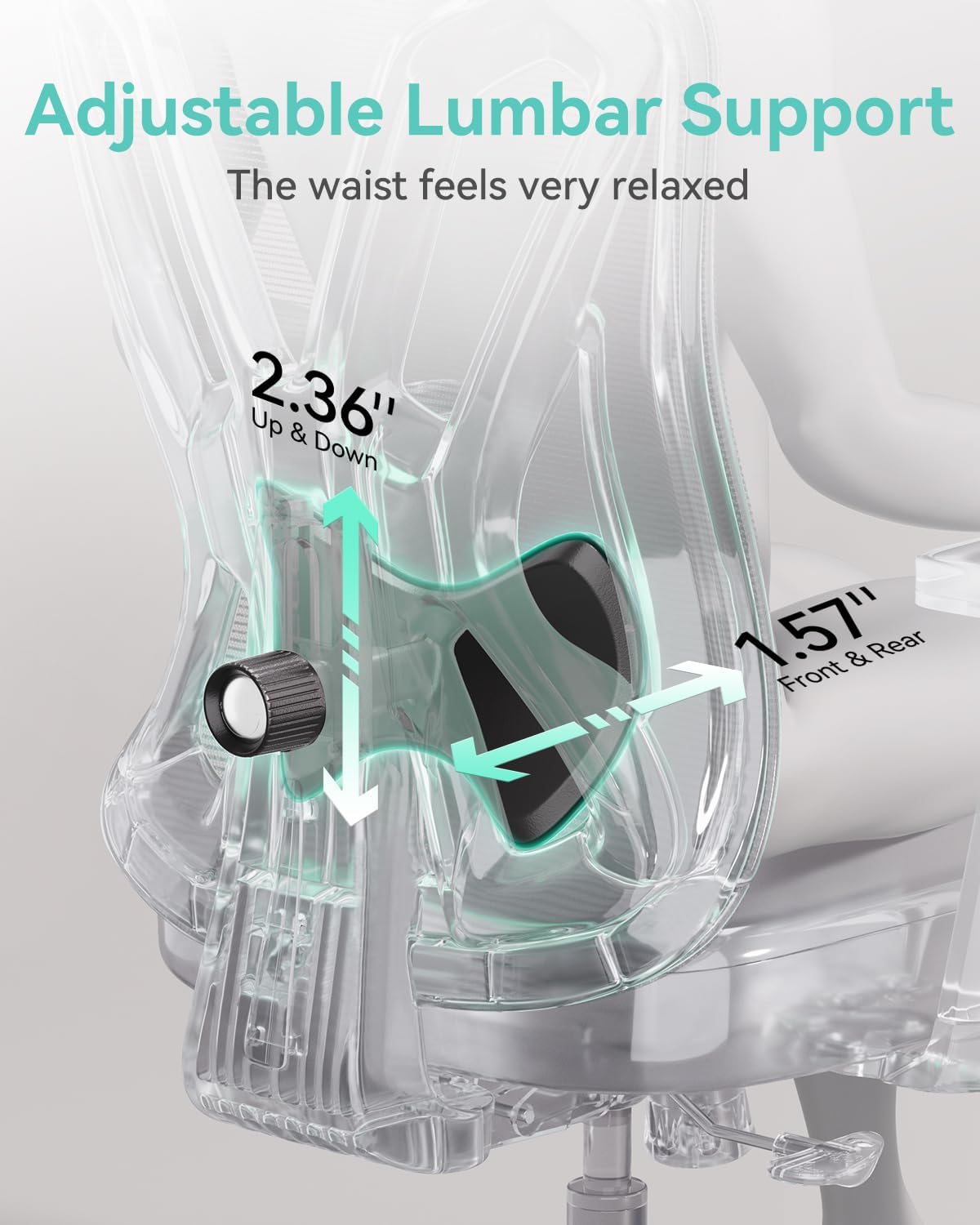 Detalle 2 de Hbada P5 Ergonomic Office Chair with Footrest