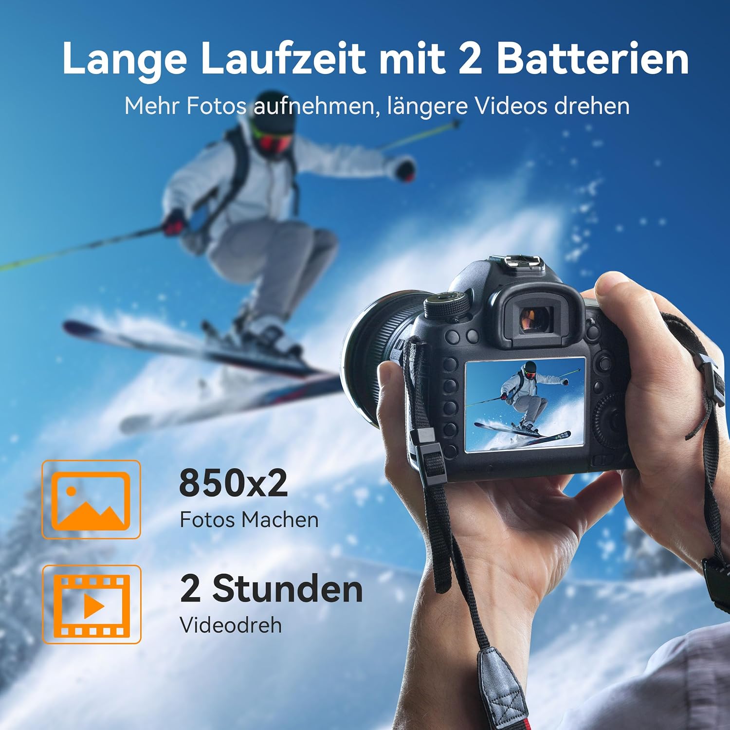 Thumbnail 2 de ENEGON NP-W126S Akku 1400mAh