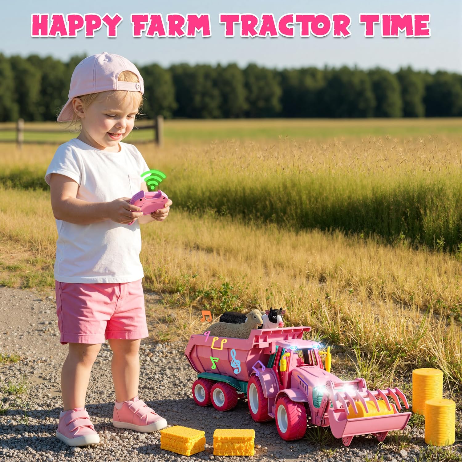 Detalle 1 de Funwee RC Farm Tractor Toy 2.4GHz