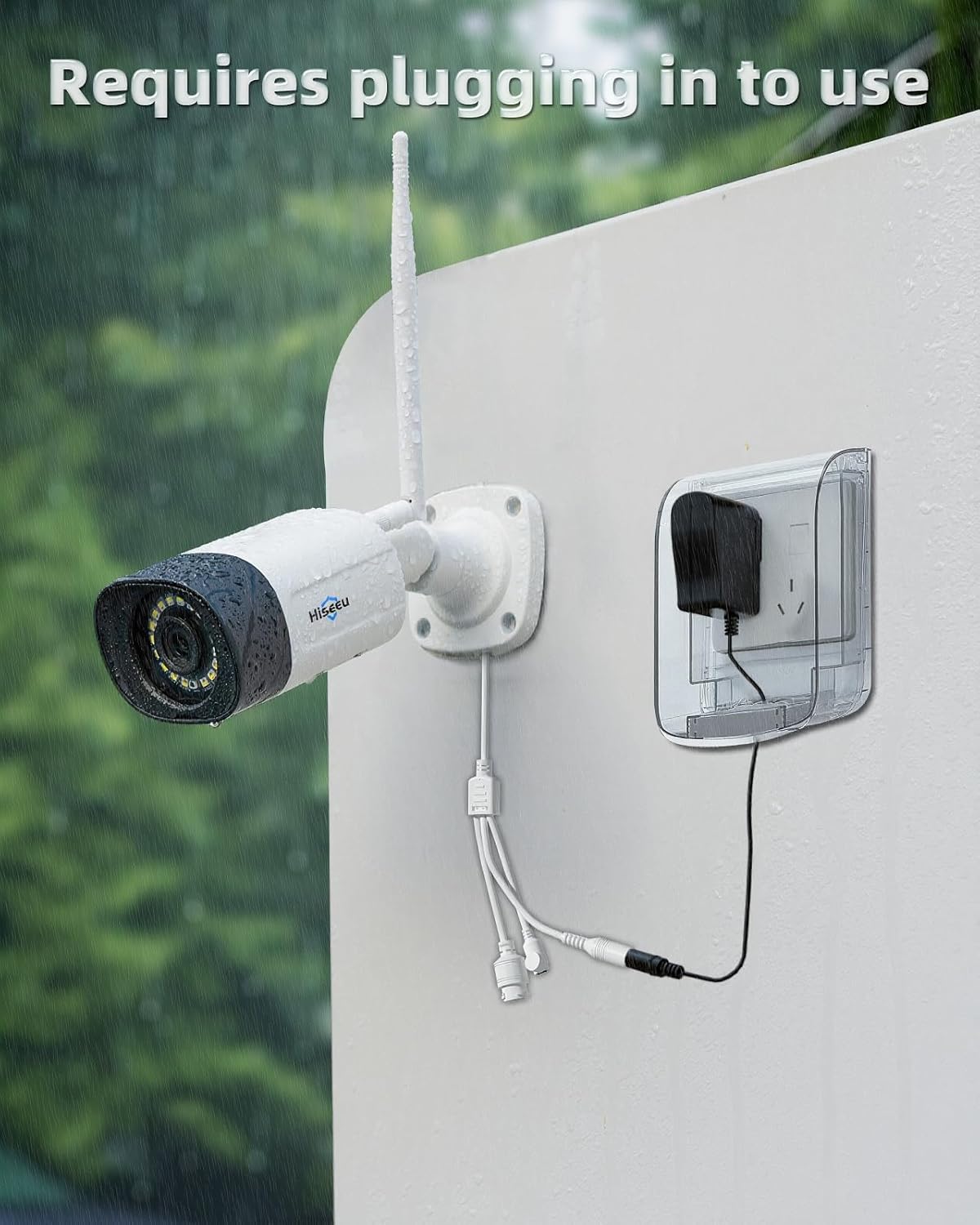 Detalle 1 de Hiseeu 5MP WiFi-Pro 8-Cam Kit 3TB
