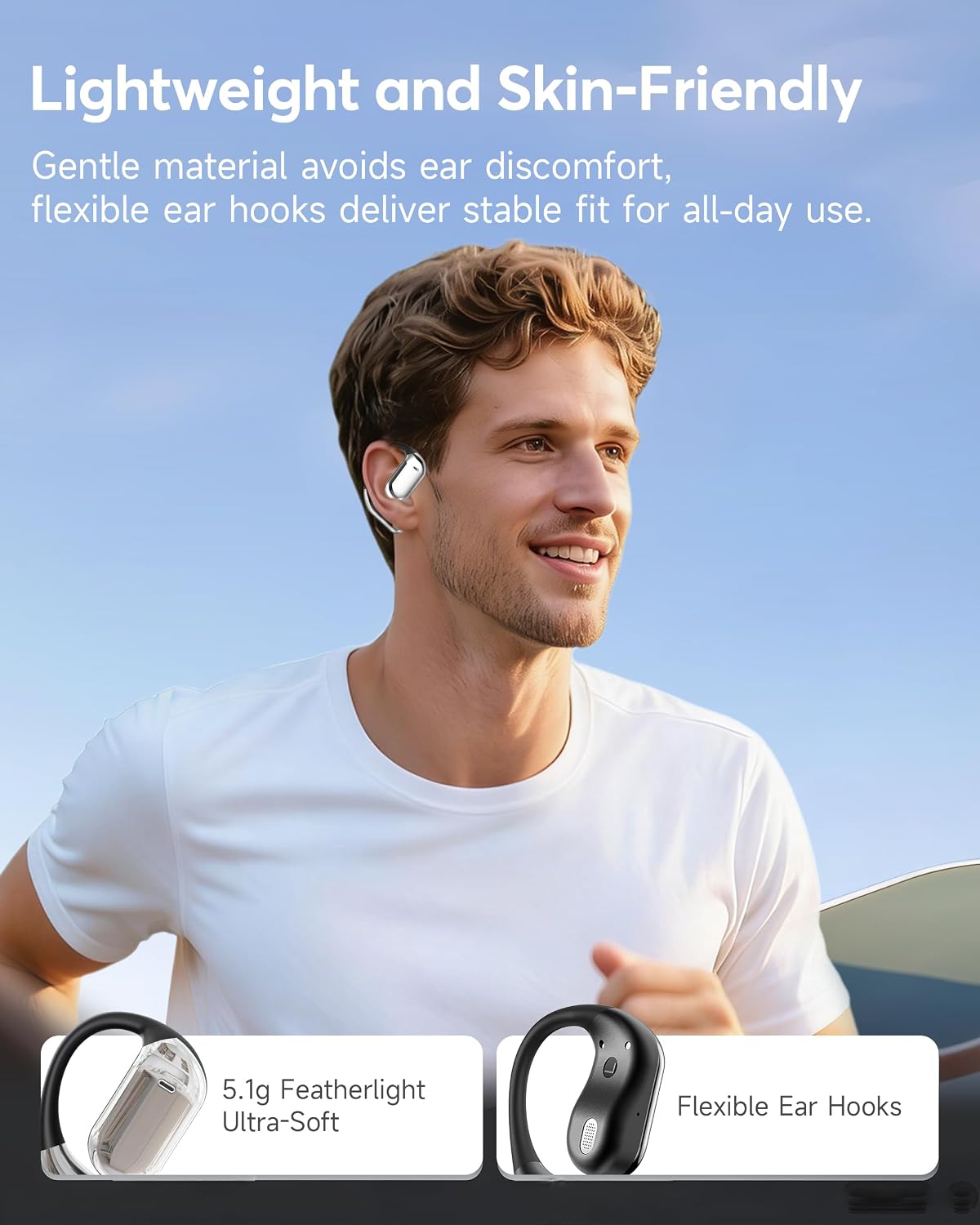 Thumbnail 4 de Open-Ear Wireless Earbuds, Bluetooth 6.1