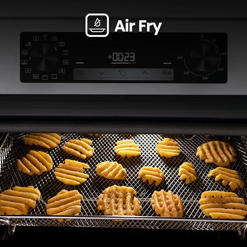 Detalle 2 de Forno da incasso multifunzione Hisense BI64211PX: cavità 77 L, pizza 300°C, pirolisi e AirFry