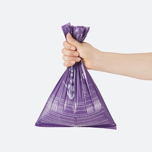 Detalle 2 de Amazon Basics Sacchetti igienici per cani senza dispenser – lavanda, 300 pezzi (20 rotoli × 15 sacchetti) | taglia 33 x 22,9 cm