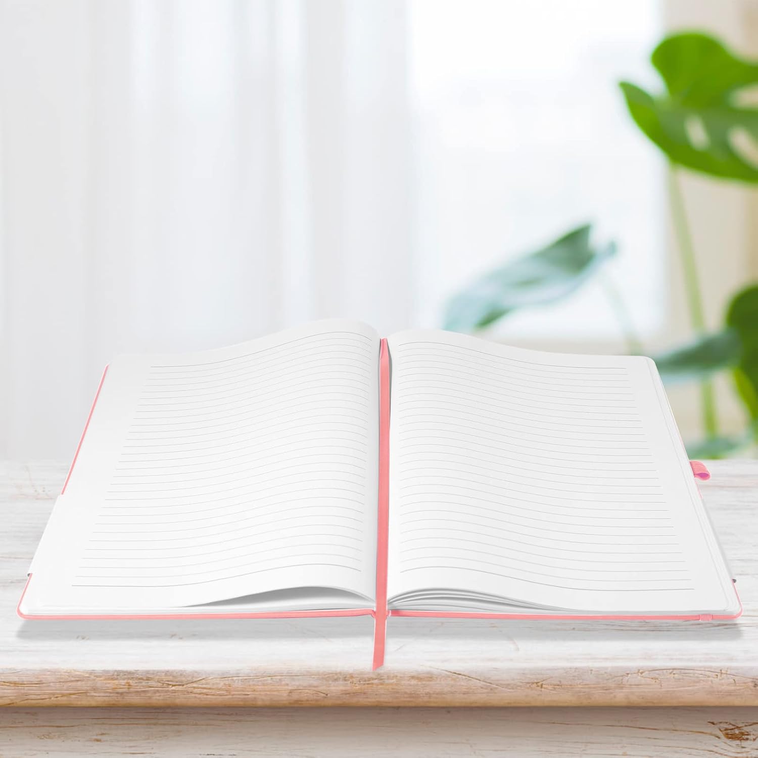 Detalle de HIJYOO A4 Hardcover Notebook (160 pages) in Pink