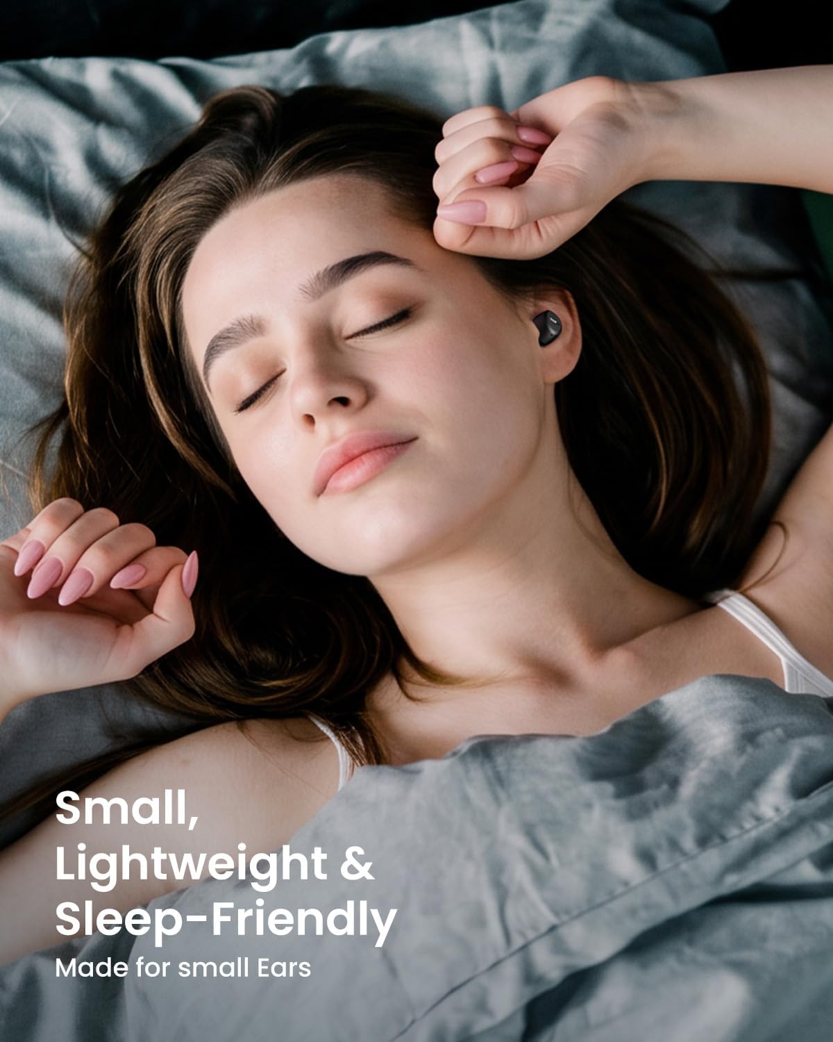 Detalle 2 de TOZO A1 Mini trådlösa in-ear-hörlurar med Bluetooth 5.3 och touchkontroll