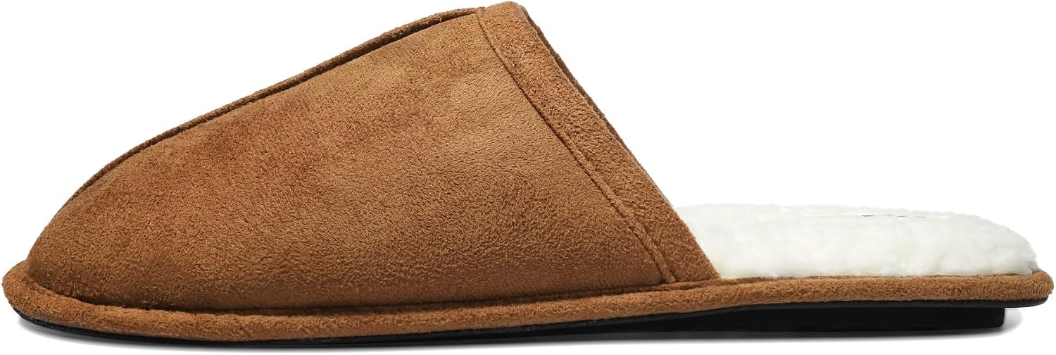 Detalle 1 de JOMIX herenpantoffels, klassiek bont en zacht pluche voor de winter