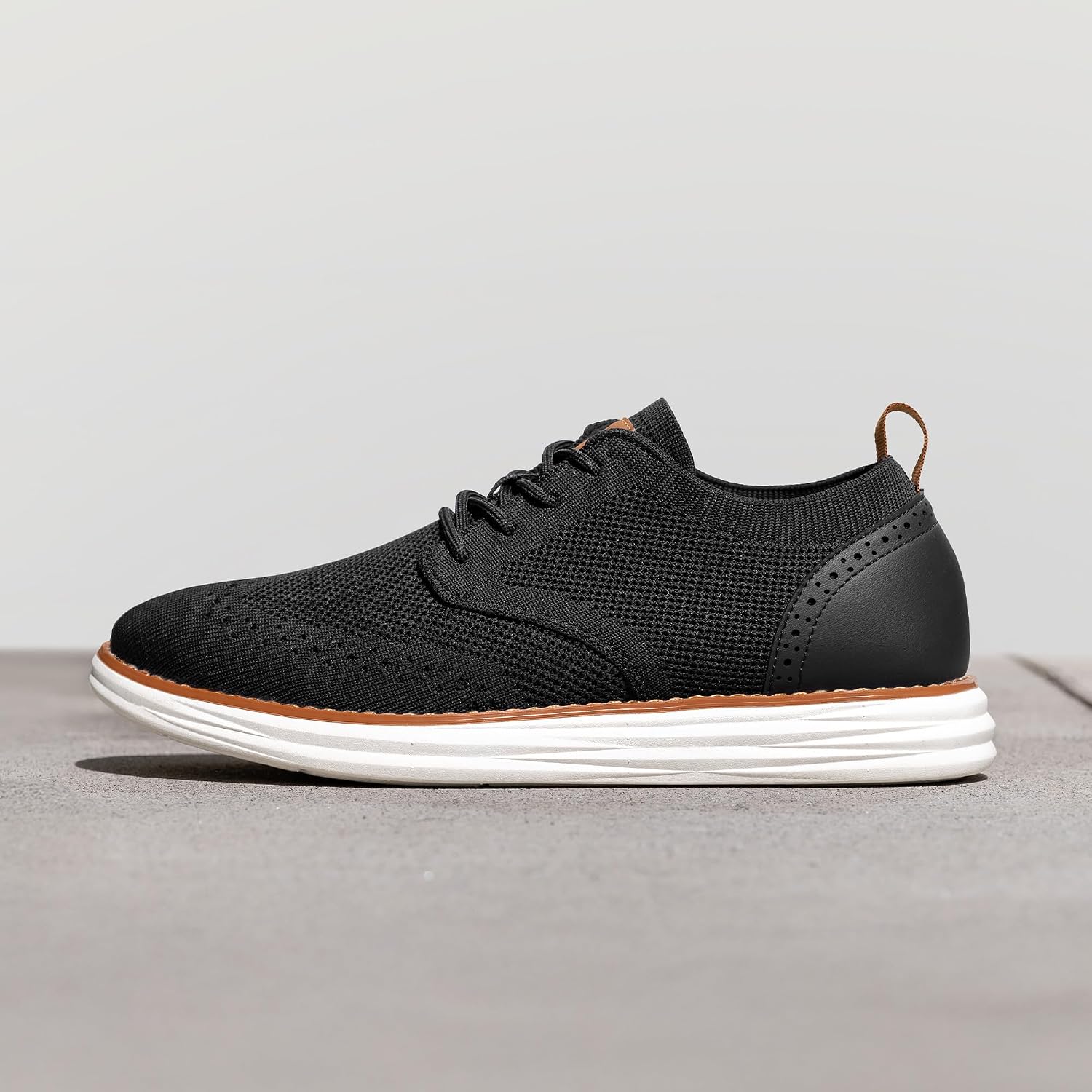 Detalle 2 de Bruno Marc KnitFlex Anzugschuhe für Herren