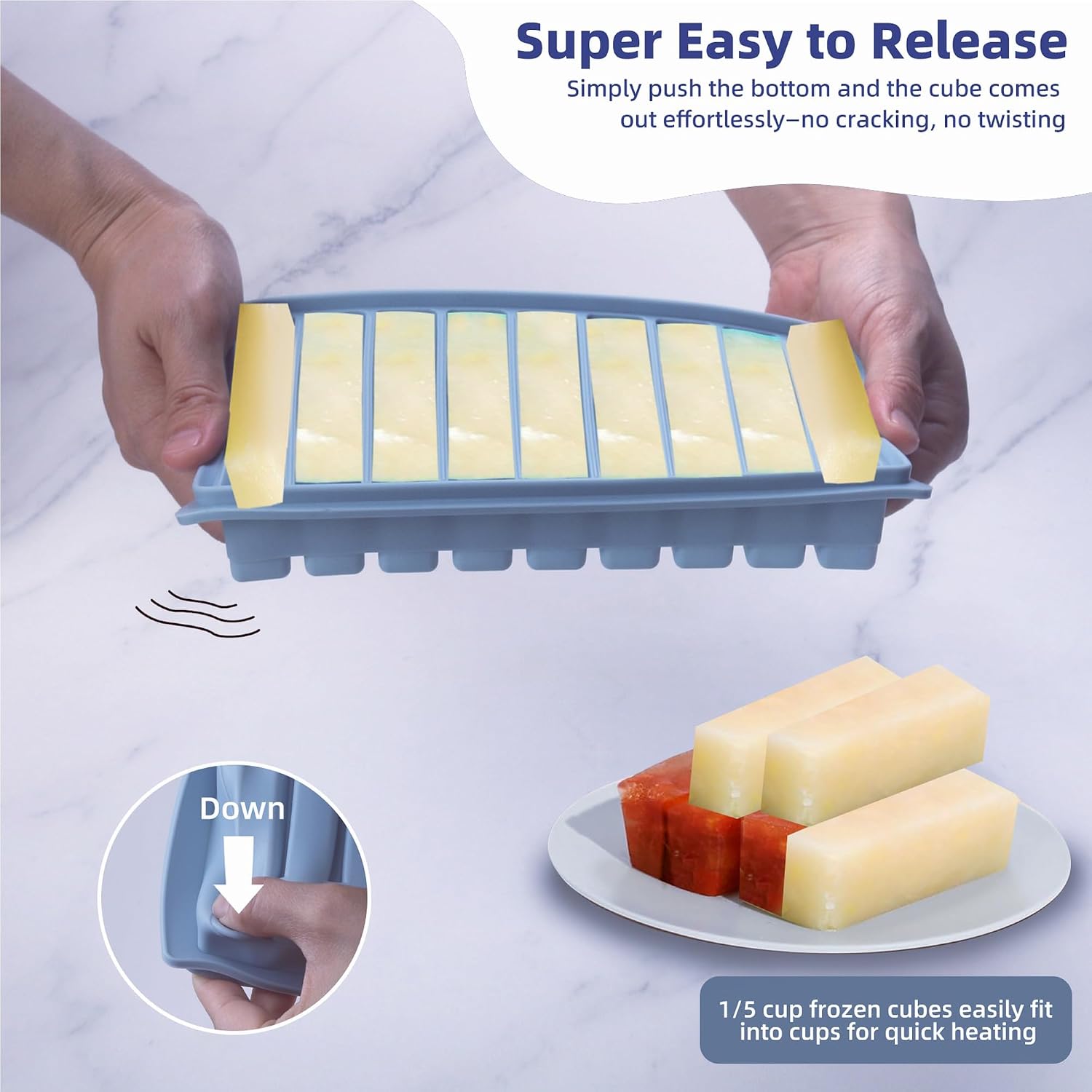 Thumbnail 3 de Silicone Freezer Trays, 50 mL