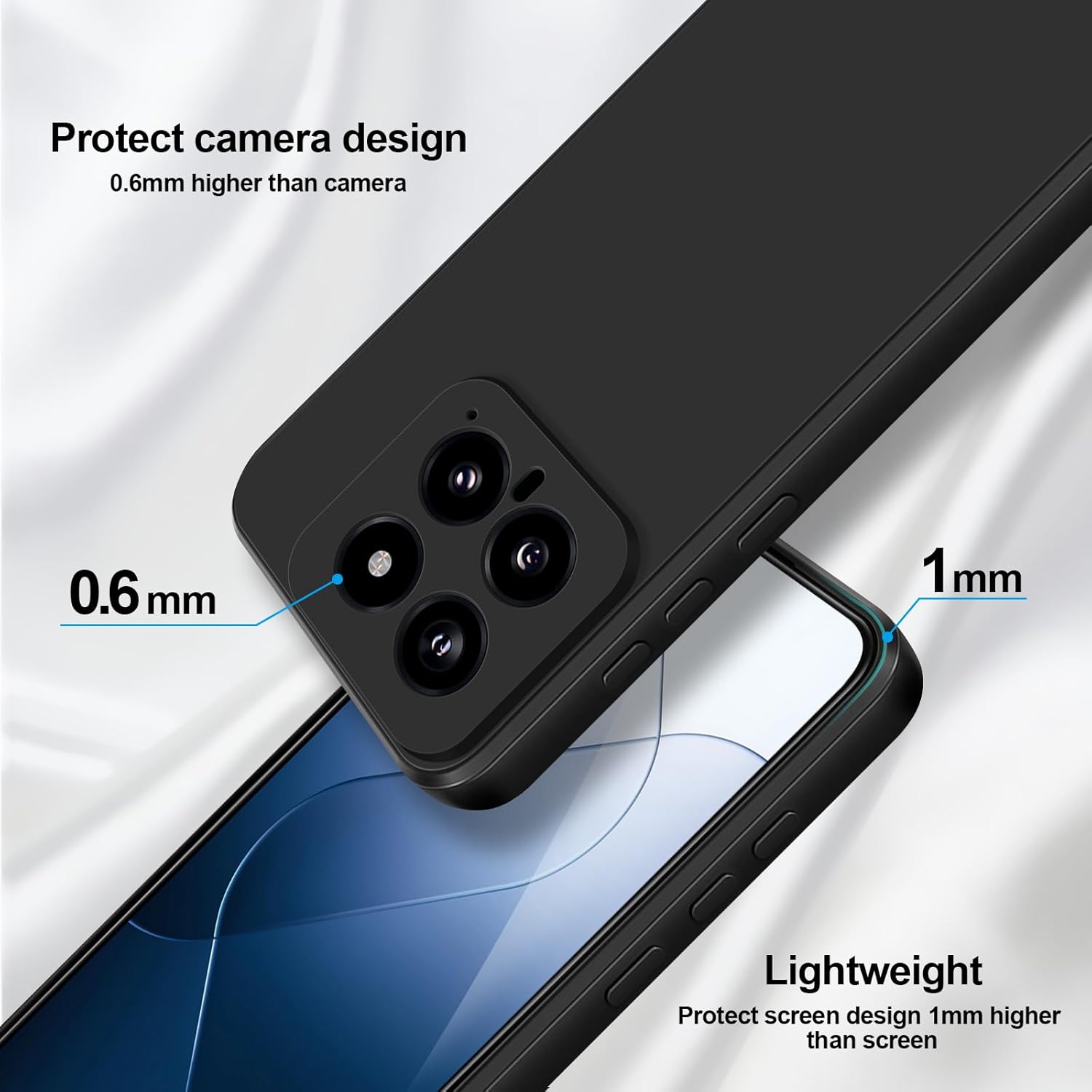 Thumbnail 2 de GiiYoon Hülle für Xiaomi 14 – Rundumschutz aus hochwertigem Liquid Silicone