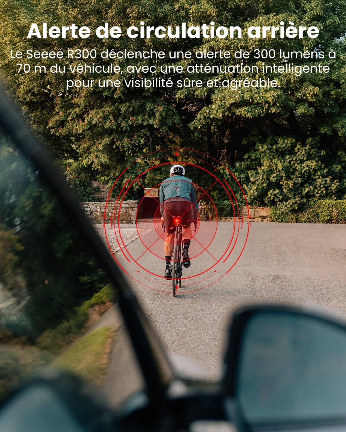 Thumbnail 5 de MagicShine SEEMEE R300 : feu arrière intelligent à LED haute puissance, 270° et IPX6