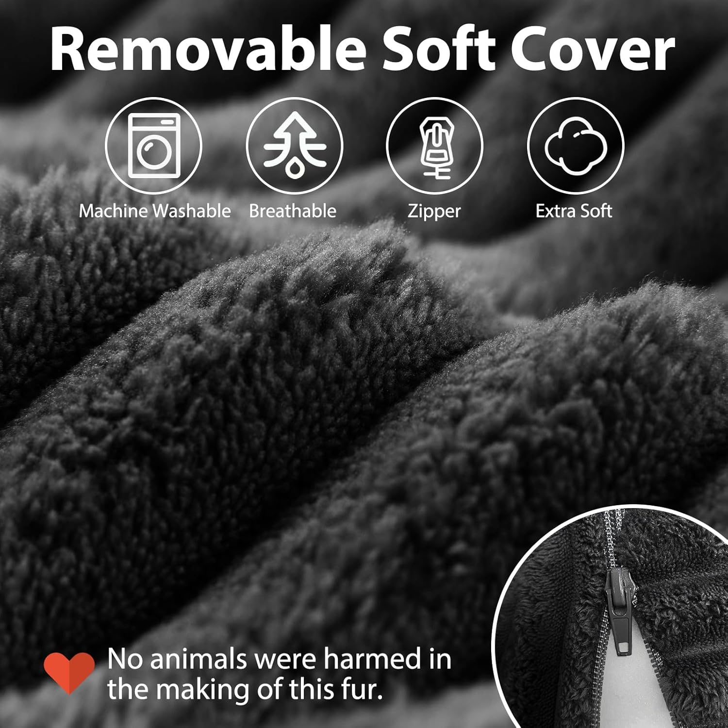 Thumbnail 4 de ENITYA 22" XL Back Pillow with Armrests, Layered Foam and Side Pockets