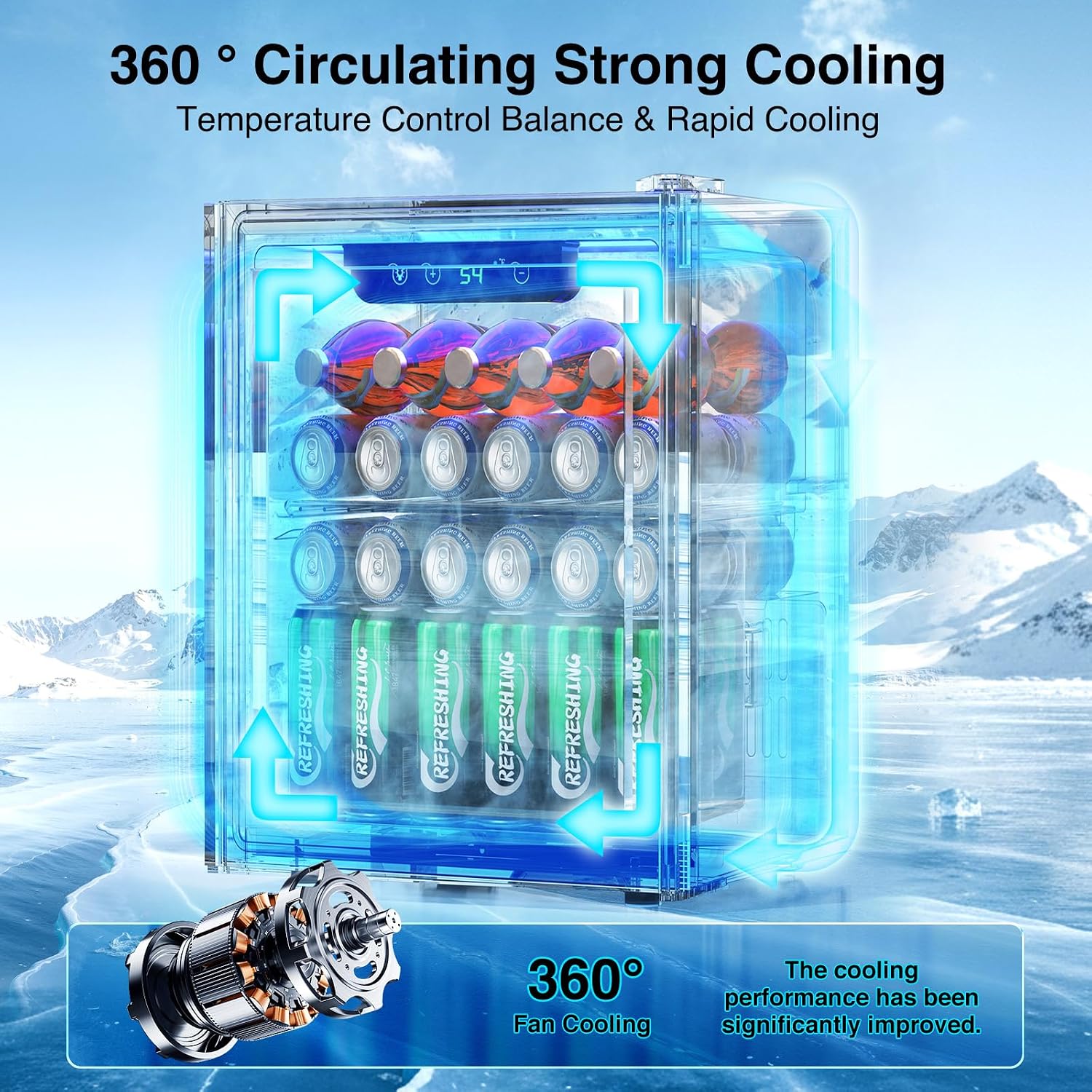Thumbnail 4 de Kismile JC-48UEL-F 18-Bottle Wine Cooler, 1.7 Cu. Ft., Digital Control
