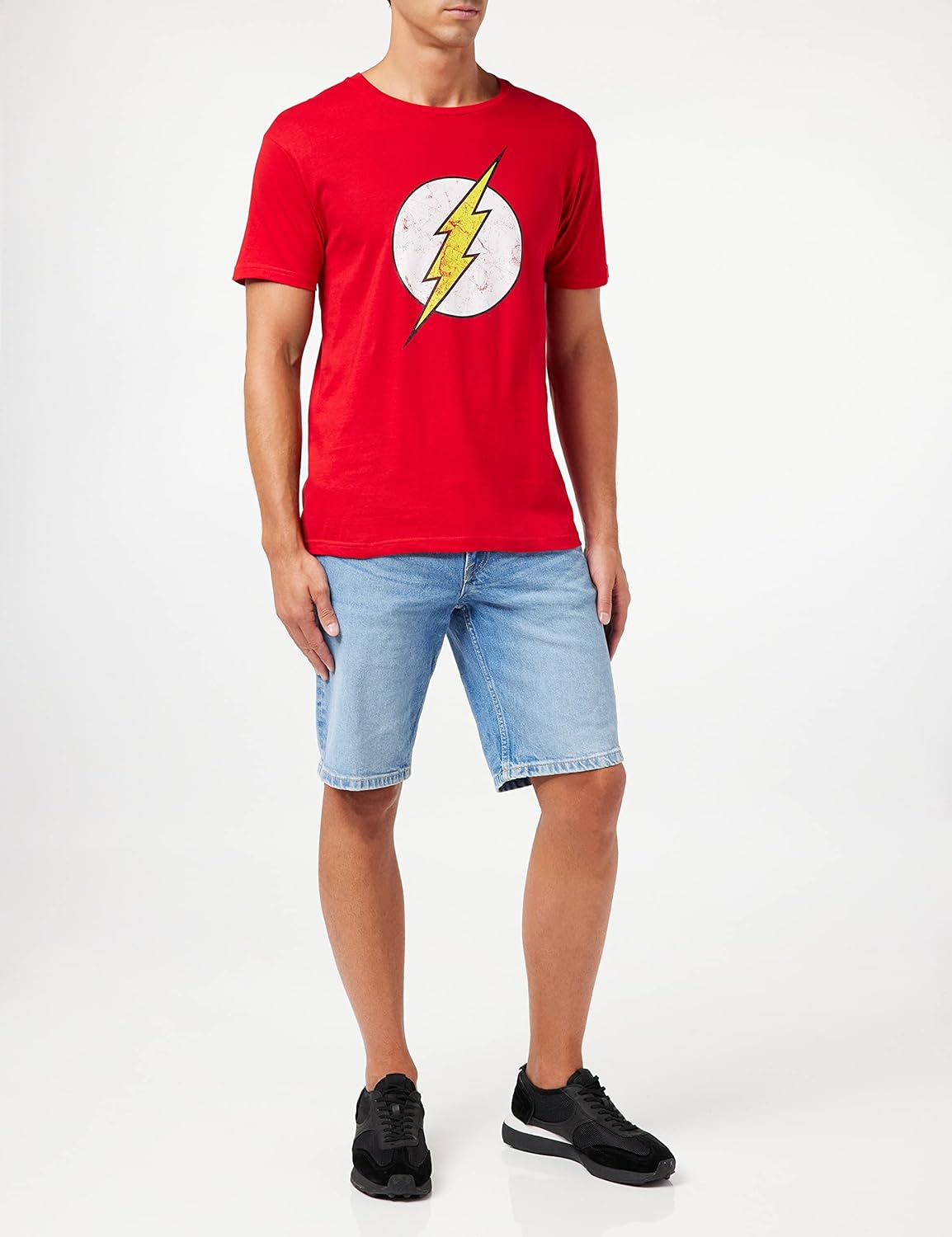 Thumbnail 1 de T-shirt Flash imprimé à col rond manches courtes homme