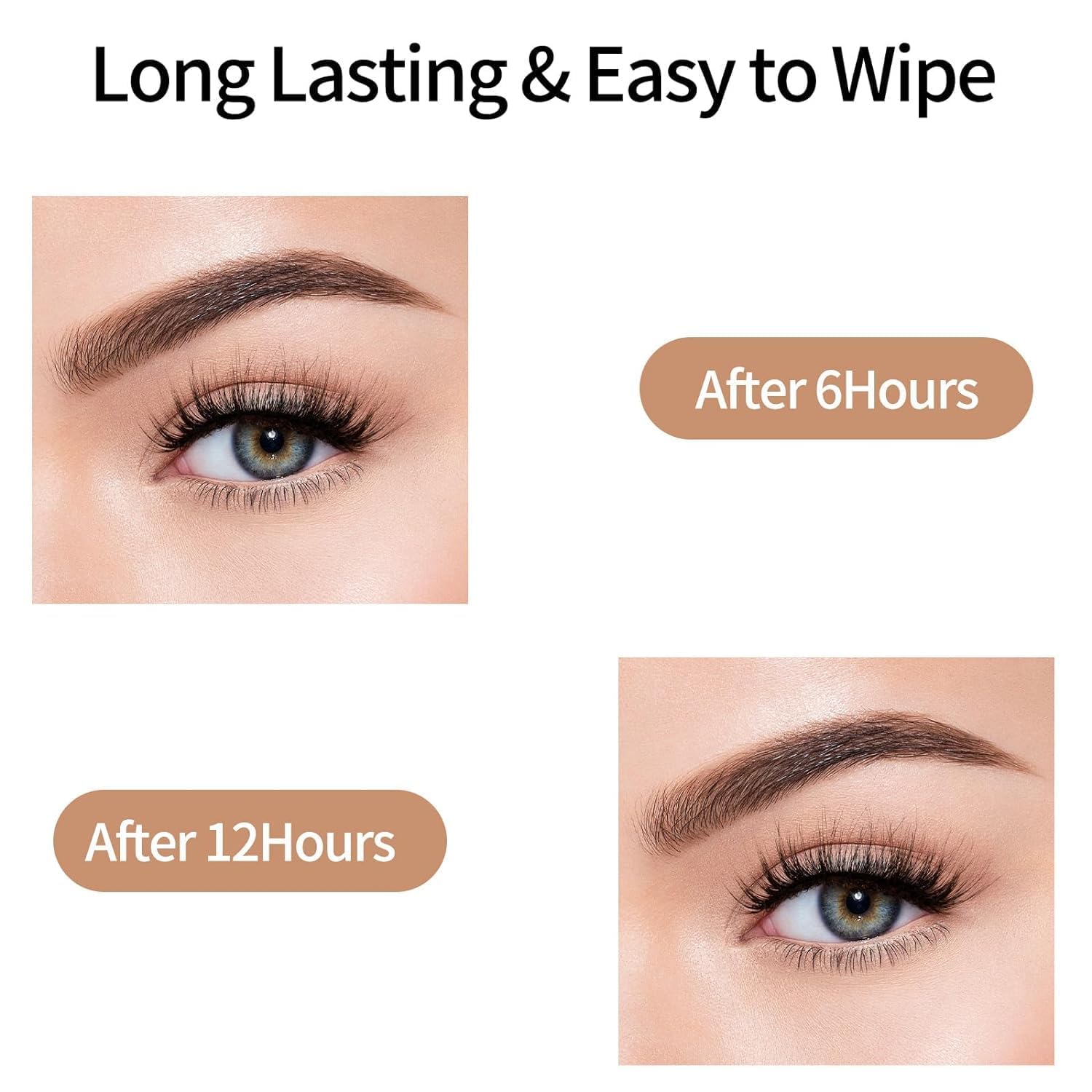 Thumbnail 3 de 2 Stück Magischer Microblading Augenbrauenstift mit 4 Mikrogabelspitzen – Dunkelbraun